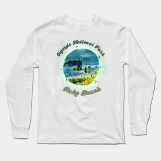 Olympic National Park ruby beach Long Sleeve T-Shirt